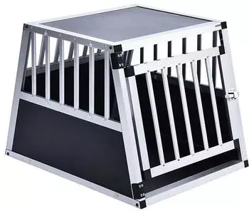 Home Deluxe Hunde-Transportbox Alu Skito 54 x 50 cm