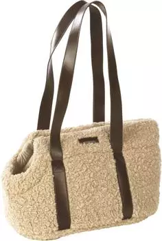 Flamingo Hundetasche Pookie Beige 50x24x26cm