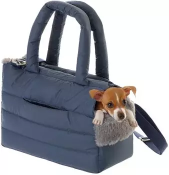 Pillowprim Hundetasche S bis 5 kg dunkelblau