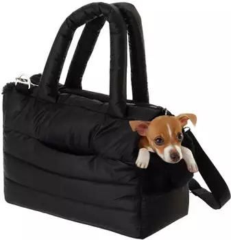Pillowprim Hundetasche M bis 8 kg schwarz