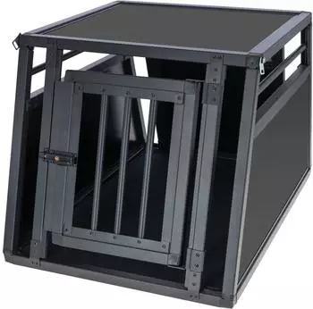 Kerbl Pet Transportbox Vacation graphite 55 x 77 x 50 cm