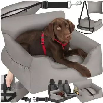 TecTake Hundesitz Milow grau
