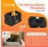 Cadoca Katzentransportbox anthrazit 44x34x31cm