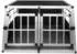 MonsterShop Aluminium Auto Hundetransportbox 50 x 89 x 69 cm