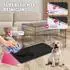 TecTake Hundekäfig Luna klappbar mit 2 Tragegriffen 78 x 48 x 52 50 cm schwarz
