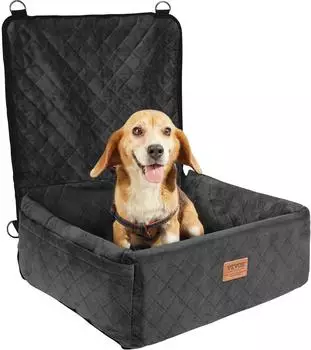 VEVOR Hundeautositz bis 18 kg schwarz
