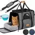 Cadoca Katzentransportbox Grau 44x34x31cm bis 20kg
