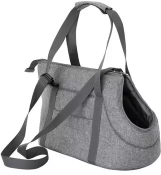 Pillowprim PillowPrim Haustier-Transporttasche mit Schultergurt, grau (R3 TORGRE21_PIL)