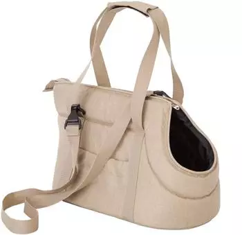 Pillowprim PillowPrim Haustier-Transporttasche mit Schultergurt, beige (TORBEE20_PIL)