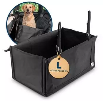 Flipline FLIPLINE Hundeautositz wasserfest, 4 Gurte, 75x50x50cm (15850)