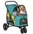 Pawhut Hundewagen faltbar bis 20kg mit Kissen