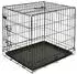 Kerbl Gittertransportbox klappbar, schwarz, 63x48x57cm, 1 Tür (81364)