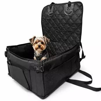 Relaxdays Hunde-Autositz für kleine Hunde, bis 8kg