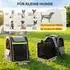 Pawhut Erweiterbare Transportbox Hund/Katze bis 10kg, 5 Taschen, hellgrau (D00-241V00LG)