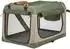 Trixie Comfy Hundebox faltbar, Netzstoff, olivgrün/beige, S (47,5×44,5×70cm)