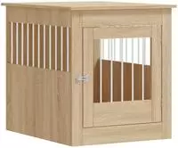 vidaXL Hundek&auml;fig im M&ouml;belstil Sonoma-Eiche 64,5x80x71cm Holzwerkstoff