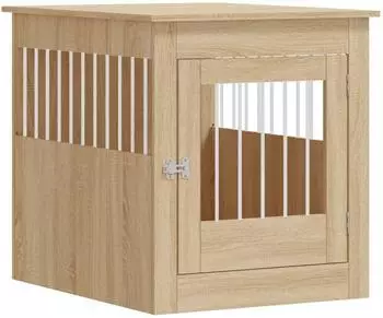 vidaXL Hundek&auml;fig-M&ouml;bel Sonoma-Eiche 64,5x80x71cm Holzwerkstoff (838332)