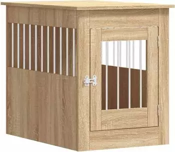 vidaXL Hundek&auml;fig im M&ouml;belstil Sonoma-Eiche 55x80x68cm Holzwerkstoff (838325)