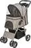 Trixie Hunde-Buggy 4 Räder, bis 15kg, taupe (47×100×80cm)
