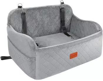 LuxusKollektion Hunde-Autositz Memory Foam, grau, Größe L