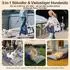 LuxusKollektion Hundesitz Auto & Reisebett 3-in-1 erweiterbar blau, bis 15kg