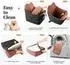 LuxusKollektion Hunde-Autositz Sitzerhöhung klein/mittel, waschbar, mit Taschen, schwarz/braun