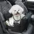 LuxusKollektion Hunde-Autositz Oxford-Gewebe, waschbar, bis 15kg, schwarz