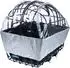 Pieper Luna Regenschutzhaube für Hinterrad-Tierkorb, silber/transparent (7382009)