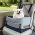 LuxusKollektion Hundeautositz Sitzerhöhung faltbar, blau, Größe S