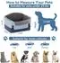 LuxusKollektion Hundeautositz Sitzerhöhung faltbar, blau, Größe S