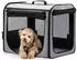 Pecute Hundetransportbox, faltbar, atmungsaktiv, 61x52x45cm