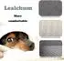 LuxusKollektion Hundeautositz mittelgroß, Memory-Schaum, schwarz/braun, Large