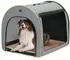 Petsfit Faltbare Hundebox Zimmerkennel, hellgrau, Größe M (76x61x63cm)
