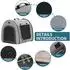 Petsfit Faltbare Hundebox Zimmerkennel, hellgrau, Größe M (76x61x63cm)