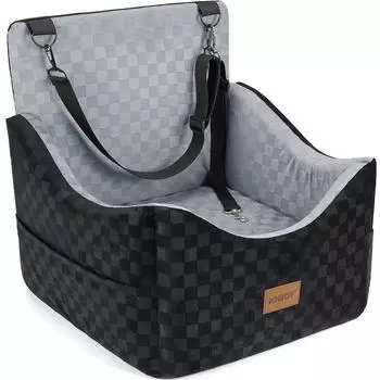 LuxusKollektion Hunde-Autositz Sitzerh&ouml;hung Memory-Schaum, grau, klein bis mittel