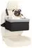 LuxusKollektion Hunde-Autositz für kleine Hunde & Katzen, Metallrahmen, bis 9kg, schwarz-grau