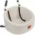 LuxusKollektion Hunde-Autositz mit Sicherheitsleine, waschbar, beige, Small