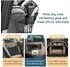 Petsfit Hundetransportbox faltbar, Kofferraum/Rückbank, Größe M, grün