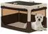 Petsfit Faltbare Transportbox für Hunde, atmungsaktiv, khaki, Größe S (61x46x43cm)