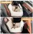 LuxusKollektion Hunde-Autositz klein/mittel, Memory-Schaum, beige