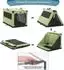 Petsfit Faltbare Hundebox Stoff, grün, XL, 3 Türen