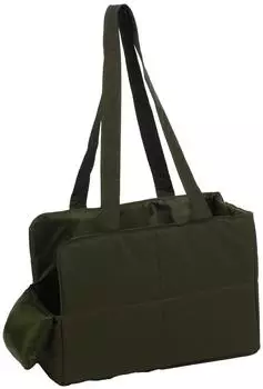 Flamingo Ernesto Transporttasche dunkelgrün für Katzen 43x20x27cm (525991)