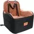 LuxusKollektion Hunde-Autositz, tragbar, waschbar, schwarz/braun, Medium