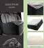 LuxusKollektion Hunde-Autositz, tragbar, waschbar, schwarz/braun, Medium