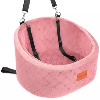LuxusKollektion Hunde-Autositz, rutschfest, waschbar, pink, Small