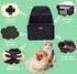 LuxusKollektion Hunde-Autositz faltbar, wasserdicht, schwarz, bis 6,4kg