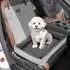 LuxusKollektion Hundeautositz für kleine Hunde bis 11,3kg, Baumwollkissen, schwarz
