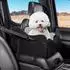 LuxusKollektion Hunde-Autositz für kleine Hunde & Katzen, wasserdicht, mit Seitentaschen, schwarz