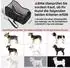 LuxusKollektion Hunde-Autositz für kleine Hunde & Katzen, wasserdicht, mit Seitentaschen, schwarz