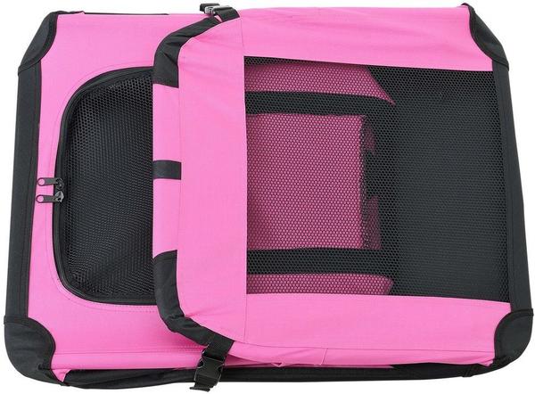 Pro-Tec Hundetransportbox pink faltbar XL (2394)